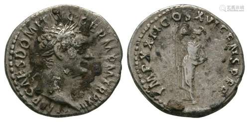 Domitian - Minerva Denarius