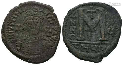 Justinian I - Large M Follis