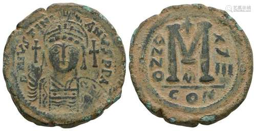 Justinian I - Large M Follis