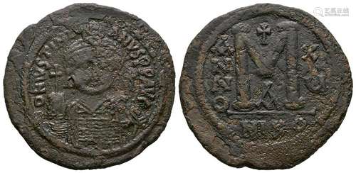 Justinian I - Large M Follis