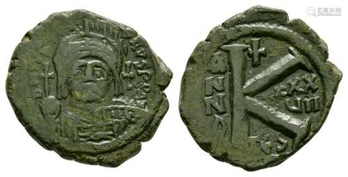 Justinian I - Large K Half Follis