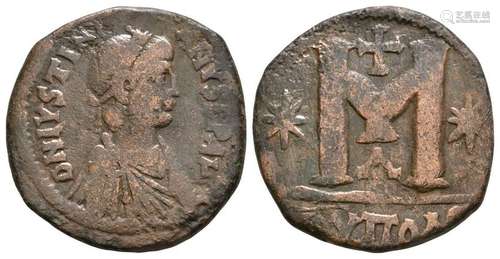 Justinian I - Large M Follis