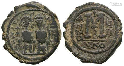 Justin II - Large M Follis