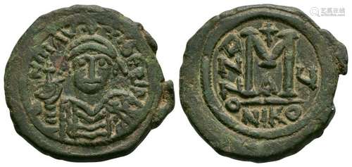 Maurice Tiberius - Large M Follis