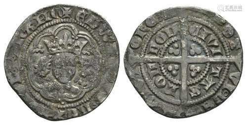 Edward III - London - Pre Treaty Halfgroat