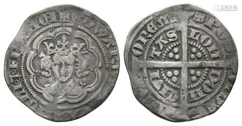 Edward III - London - Pre Treaty Halfgroat