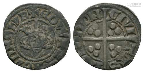 Edward II - Canterbury - Long Cross Penny