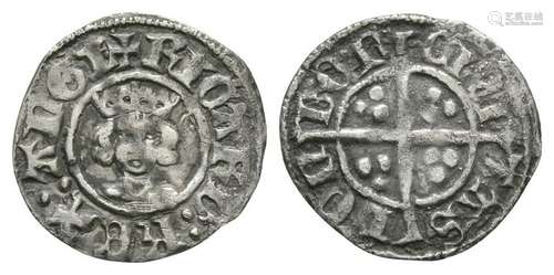 Richard II - London - Long Cross Halfpenny