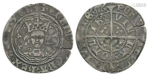 Henry VI - Calais - Annulet Halfgroat