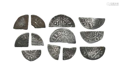 Henry II and Later - Cut 1/2ds & Farthings