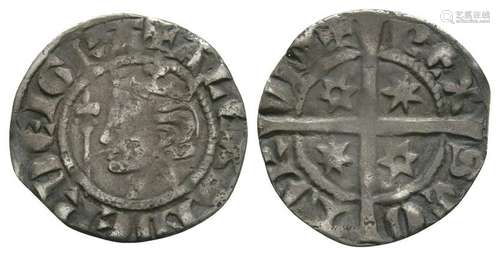 Scotland - Alexander III - Long Cross Penny