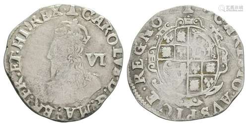 Charles I - Tower - Sixpence