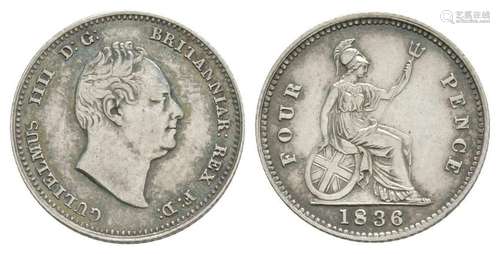 William IV - 1836 - Groat