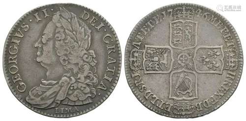 George II - 1746 LIMA - Halfcrown