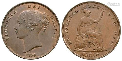 Victoria - 1854 PT - Penny