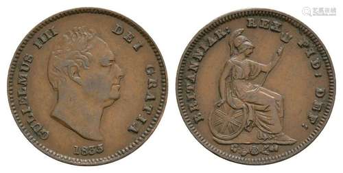 William IV - 1835 - Third Farthing