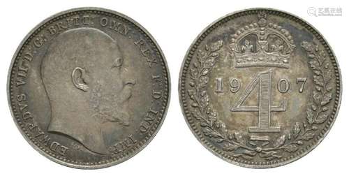 Edward VII - 1907 - Maundy Groat