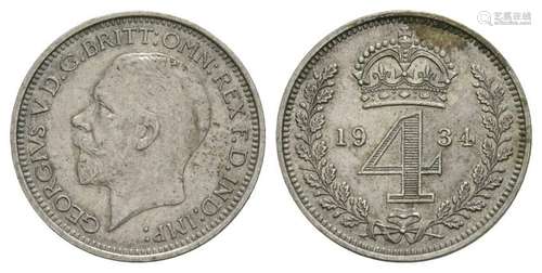 George V - 1934 - Maundy Groat