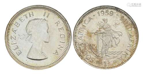 South Africa - Elizabeth II - 1959 - Shilling