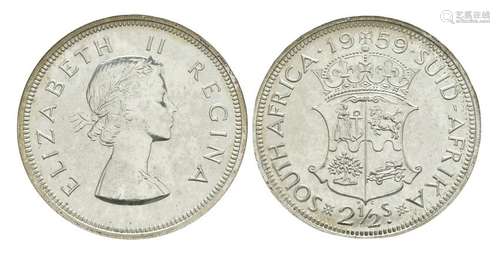 S Africa - Elizabeth II - 1959 - Proof 2/6