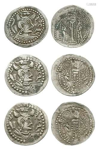 Hephthalite Hunnic Tribes - Drachms [3]