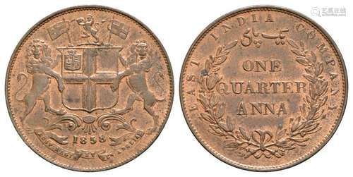 India - EIC - 1858 - 1/4 Anna