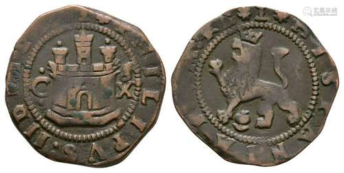 Spain - Philip II - 2 Maravadis