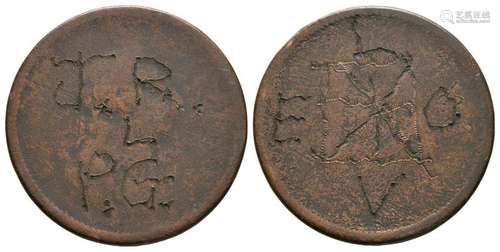 19th Century - JR and PG Penny Love Token