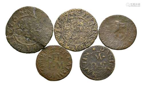 17th Century - 1/2d and 1/4d Tokens [5]