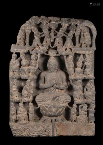 公元前6世纪 犍陀罗石雕佛教故事像