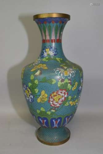19-20th C. Chinese Cloisonne Vase