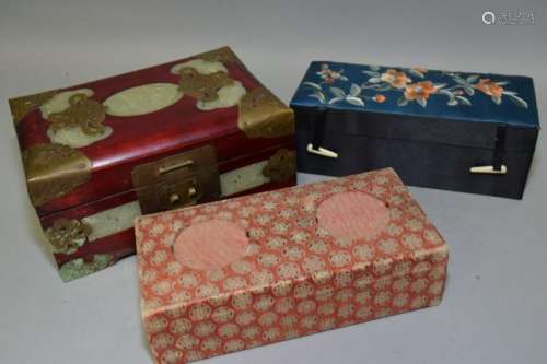 Group of Chinese Jewelry Boxes