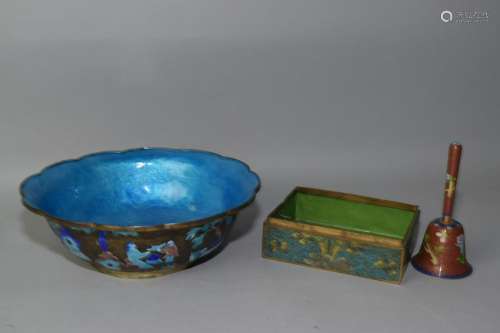 Group of Chinese Cloisonne Ware