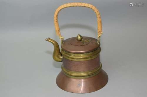 19th C. Chinese Copper Water Pot
