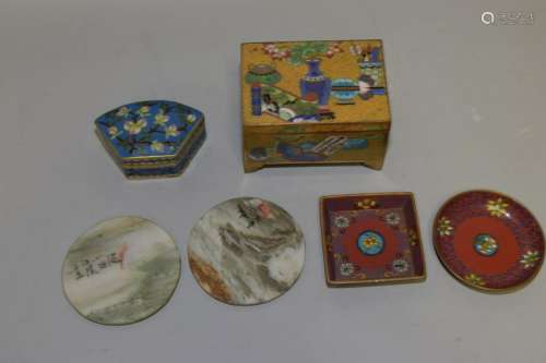 Group of Chinese Cloisonne Wares