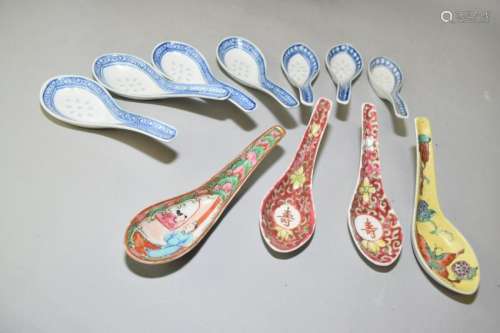 Group of Chinese Spoons