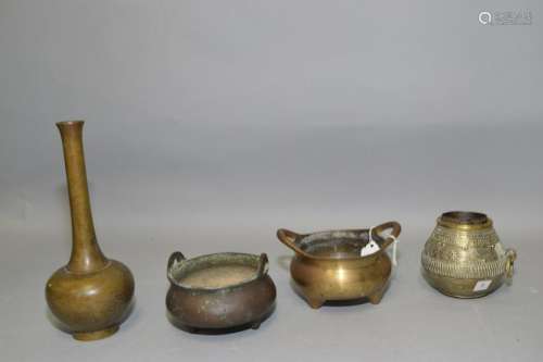 Group of Chinese Bronze Objects