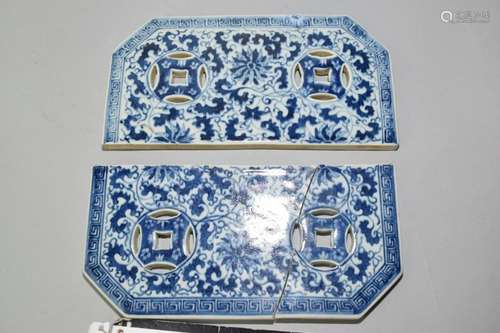 Chinese Blue and White Tile