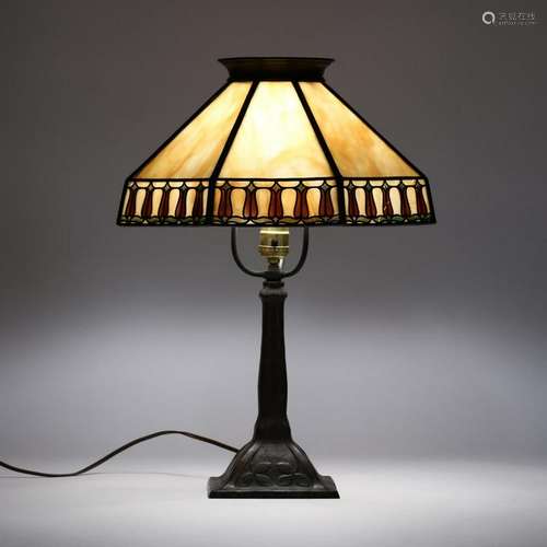 Handel, Stained Glass Table Lamp