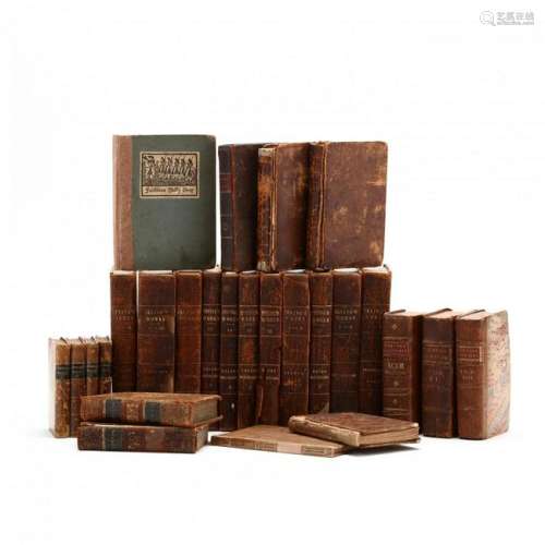 Group of (26) Leatherbound Antique Books