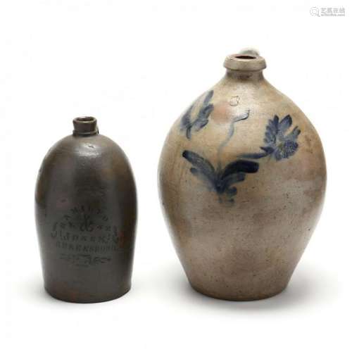 Two Pennsylvania Stoneware Jars