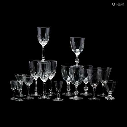 Assorted Vintage Stemware