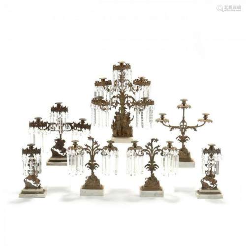 Seven Antique Girandole