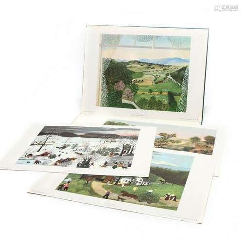 Grandma Moses Portfolio in Case