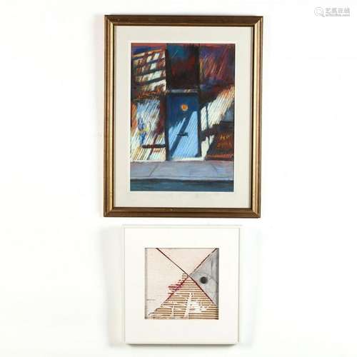 Two Contemporary Framed Artworks