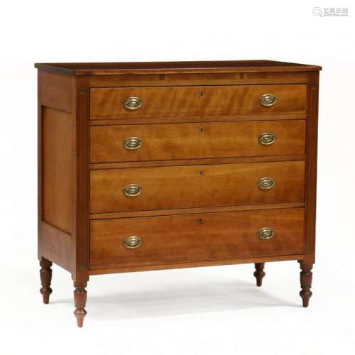 Southern Sheraton Cherry Chest of Drawers