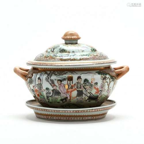 Maitland Smith, Chinese Export Style Tureen and