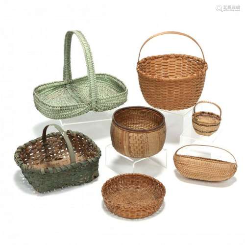 A Miscellaneous Seven Basket Assortment