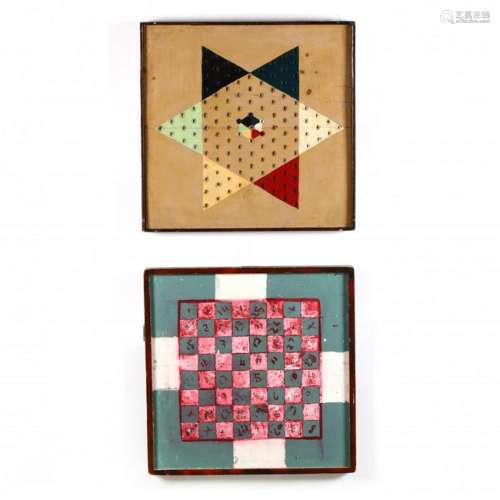 Two Double Sided Game Boards