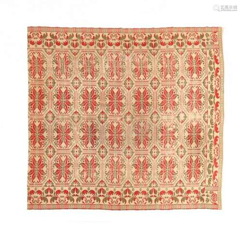 Antique Overshot Coverlet